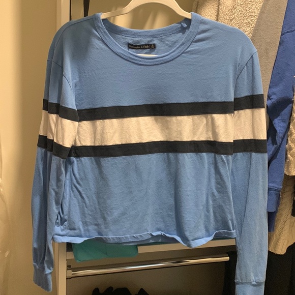 Abercrombie & Fitch long sleeve tee cropped - Picture 1 of 3
